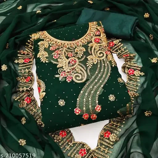 Georgette Embroidery Four Piece--22924