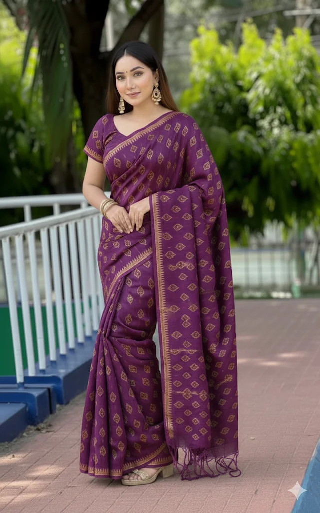 Arong Cotton Sharee-23887