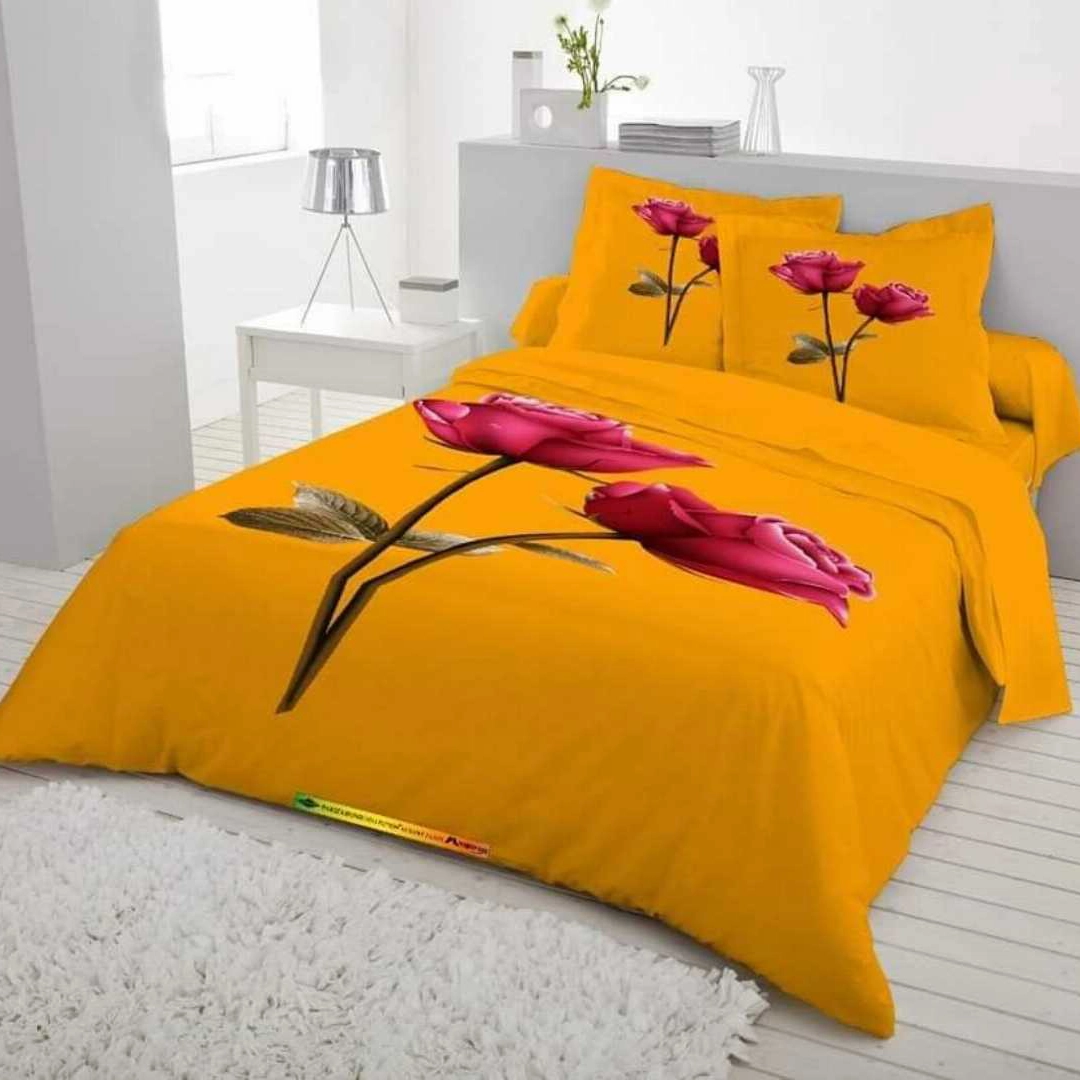 Digital Home Tex Luxury Panel Cotton Bed Sheet King Size – 10008