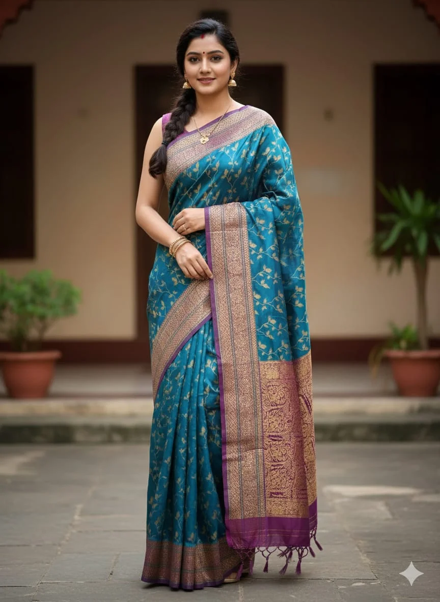 Kashmeri Katan Saree-25513