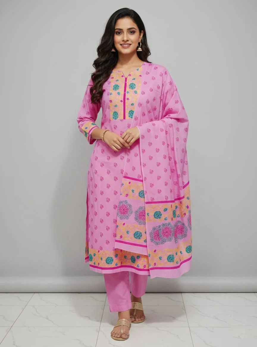 Block Print Three Piece-27682