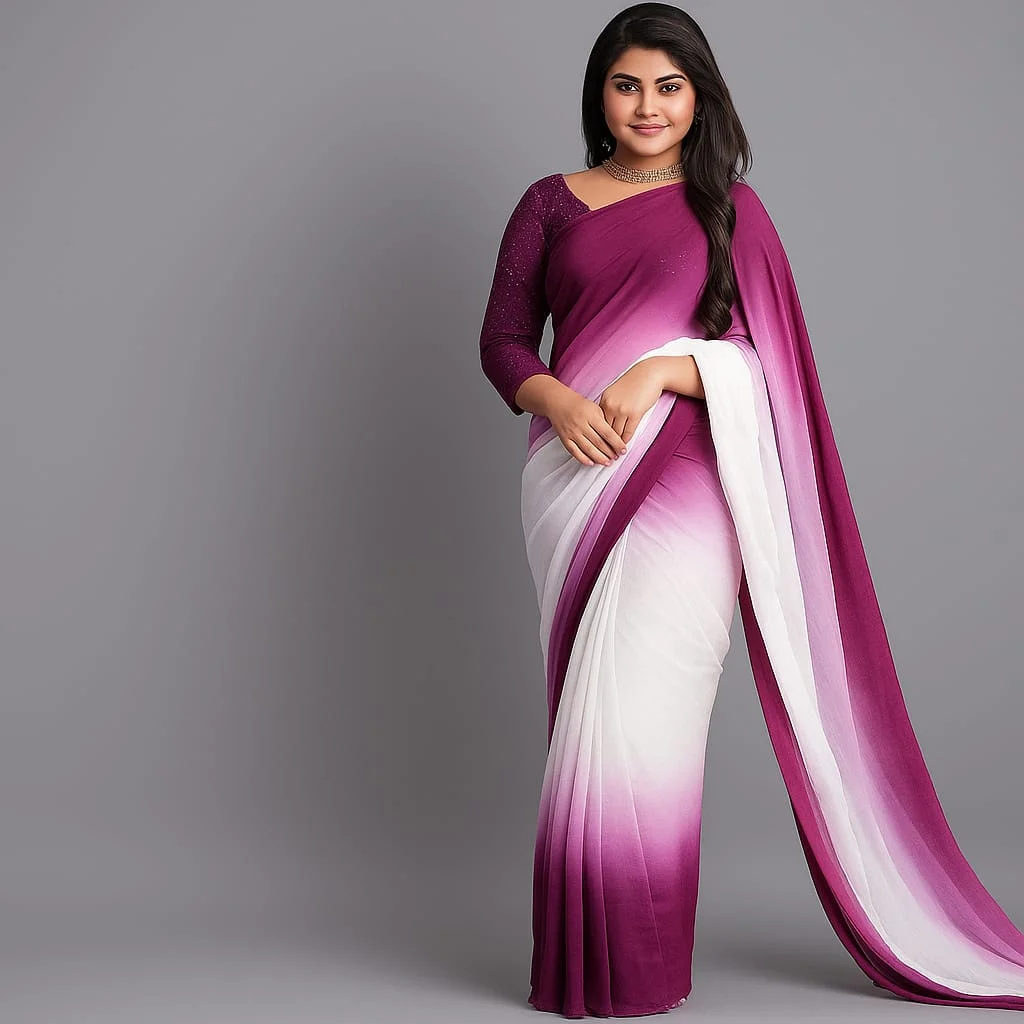 Rongdhonu Georgette sharee-22936