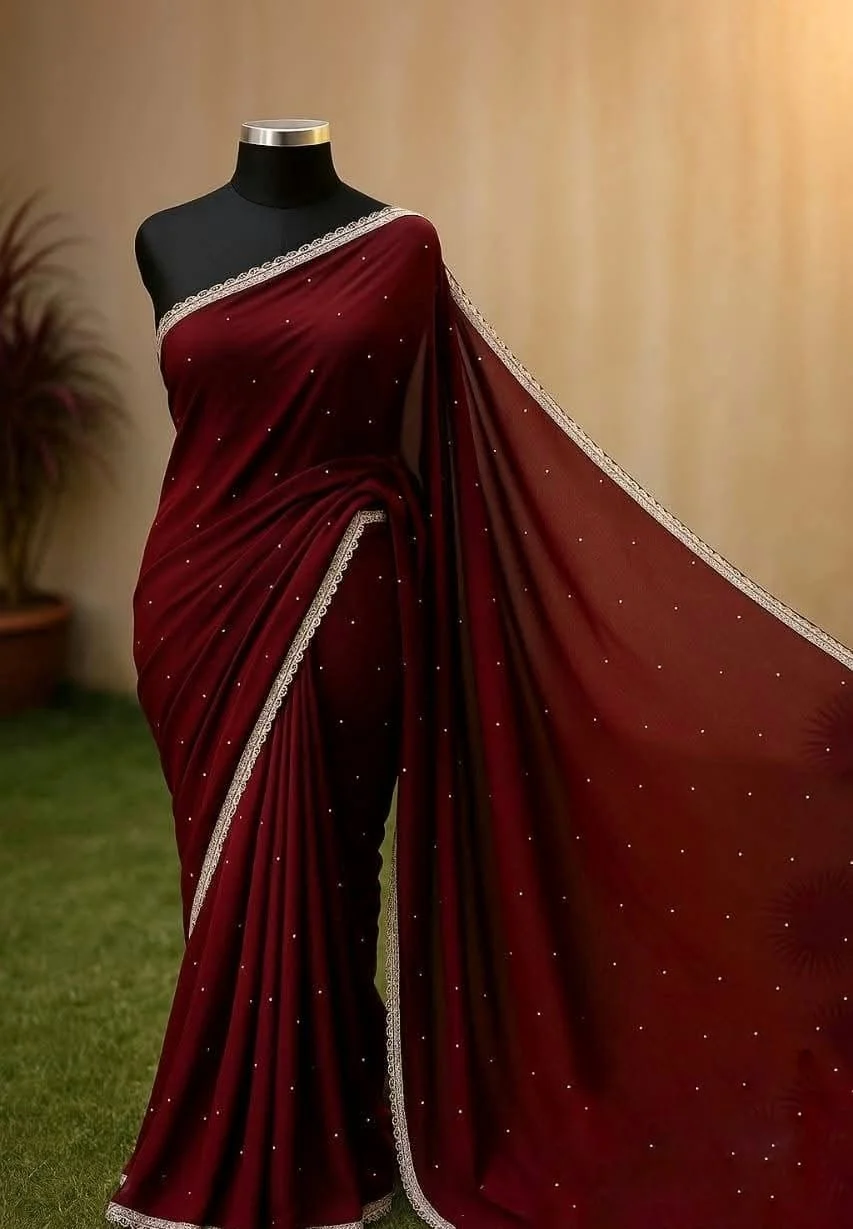 soft Georgette sharee-23605