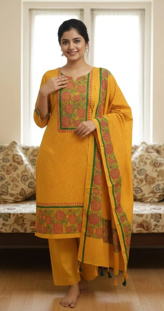 Block Print Three Piece-27666