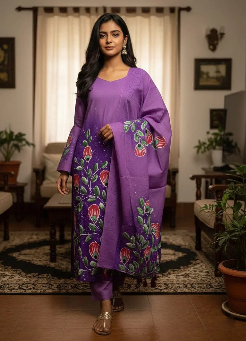 Block Print Three Piece-27661