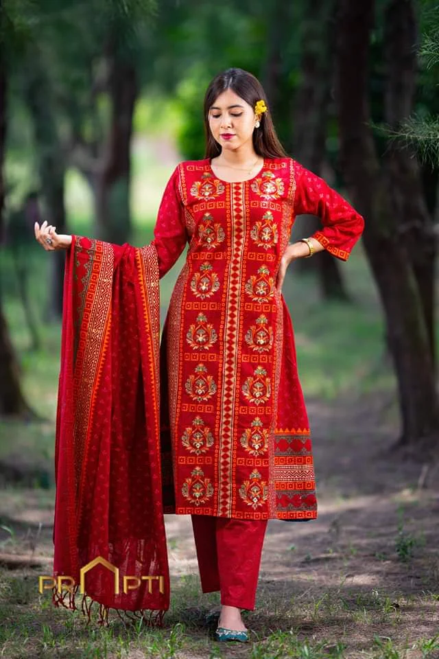 Unstitch Three Piece-17395