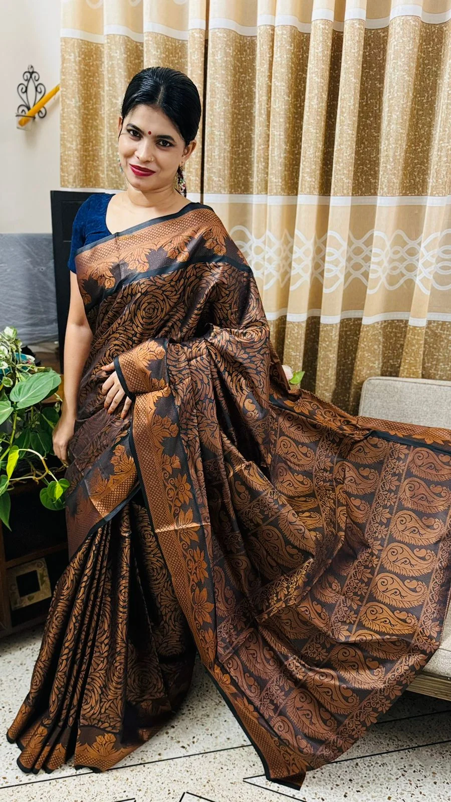 সিল্ক কাতান শাড়ি- 14708