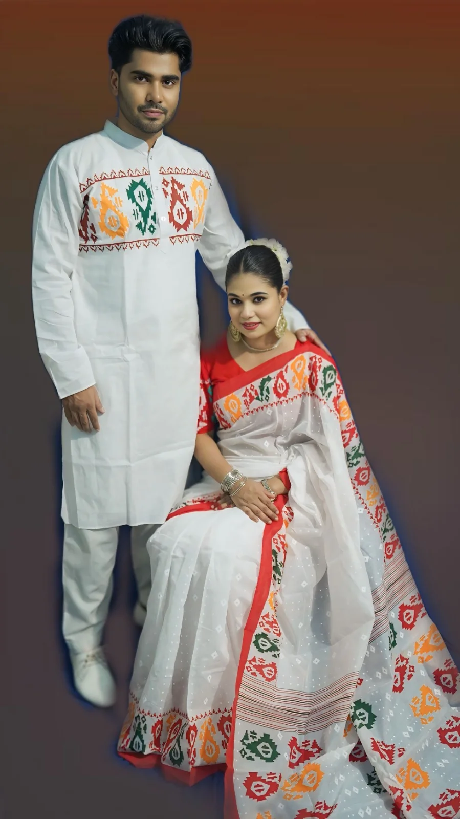 Sharee Panjabi Couple Set-21865