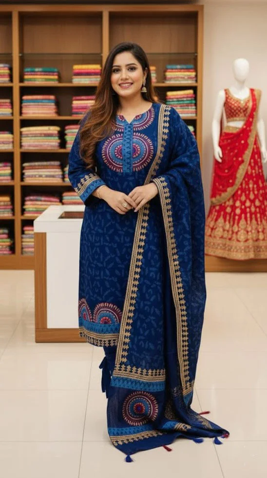 Block Print Three Piece-27695