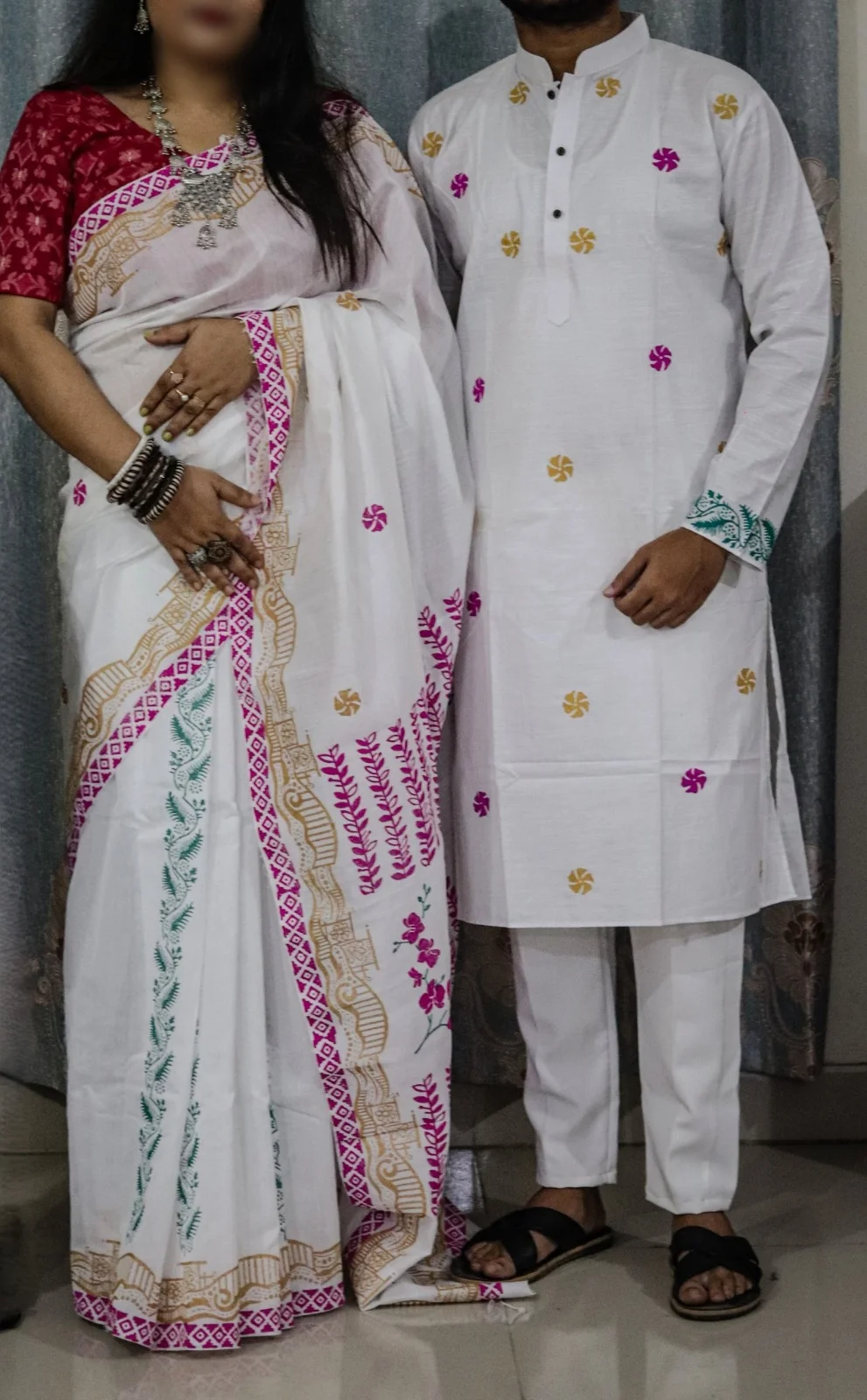 Sharee Panjabi Couple Set-21862