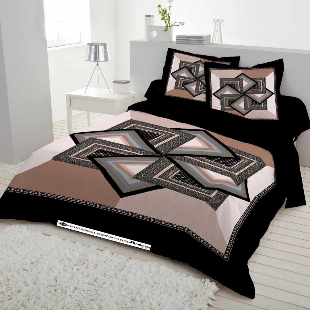 Digital Home Tex Luxury Panel Cotton Bed Sheet King Size – 10010