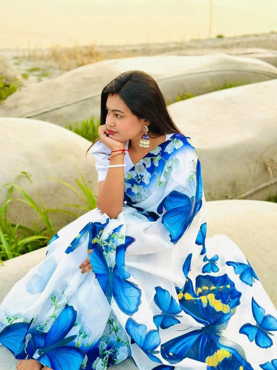 Chanderi silk sharee-22509