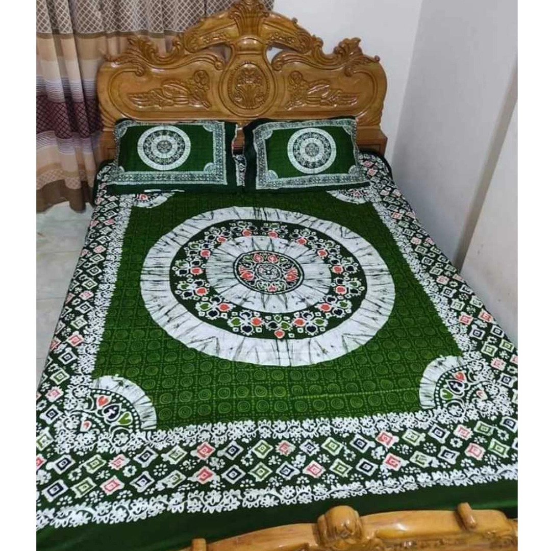 Digital Home Tex Luxury Panel Cotton Bed Sheet King Size – 10041