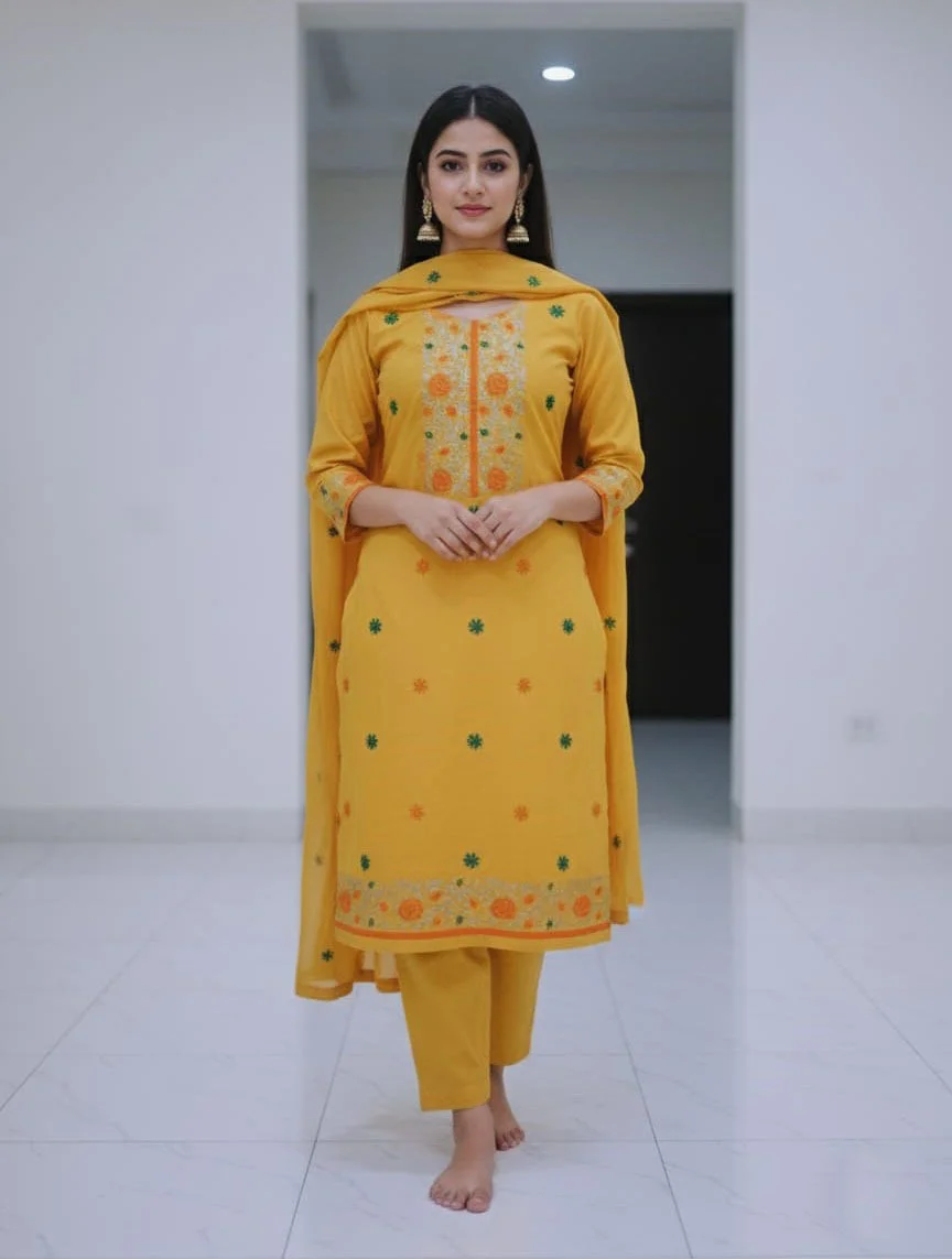 Block Print Three Piece-27683