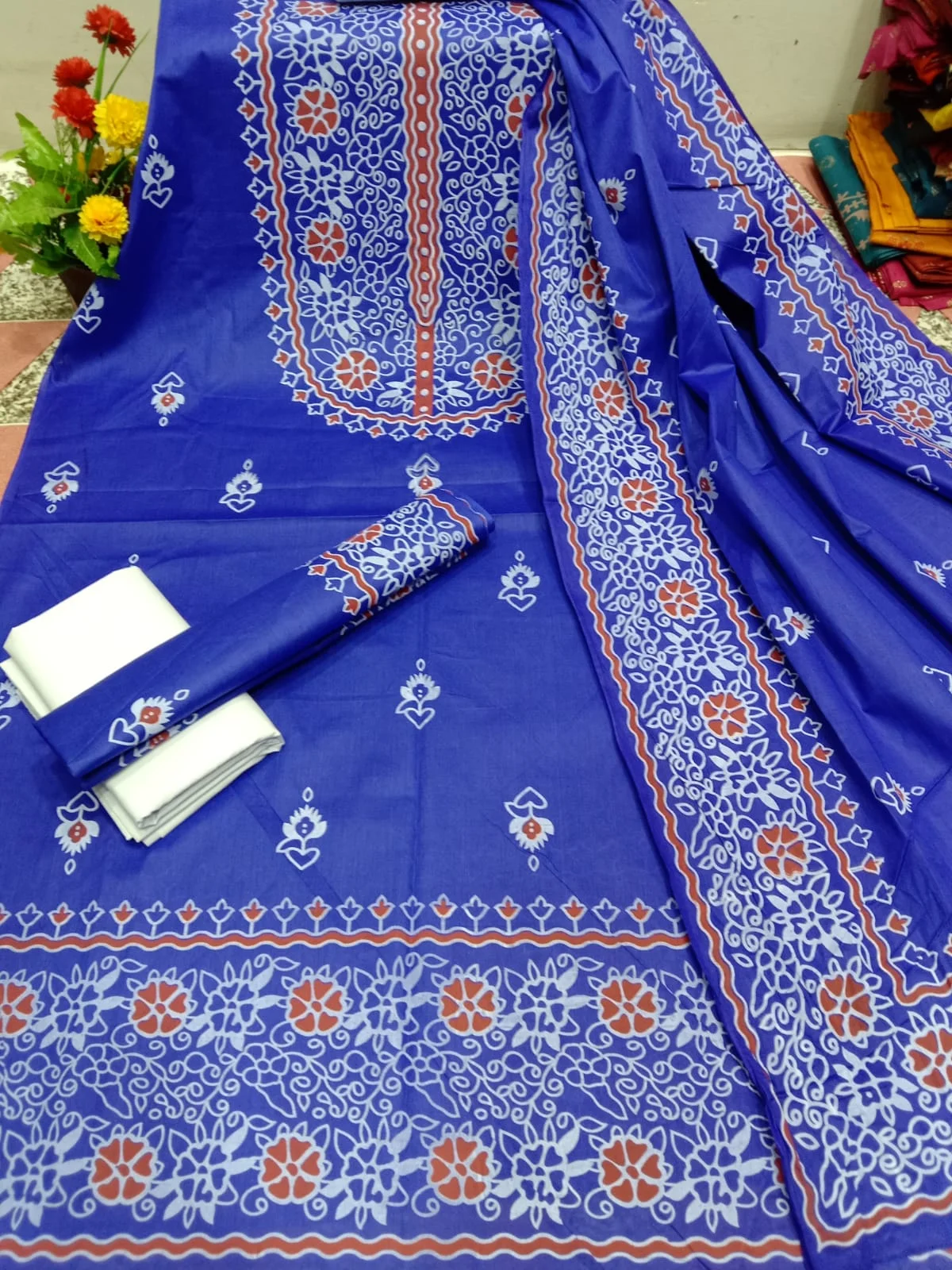 আনস্টিজ স্ক্রিন প্রিন্ট থ্রি-পিস-3306